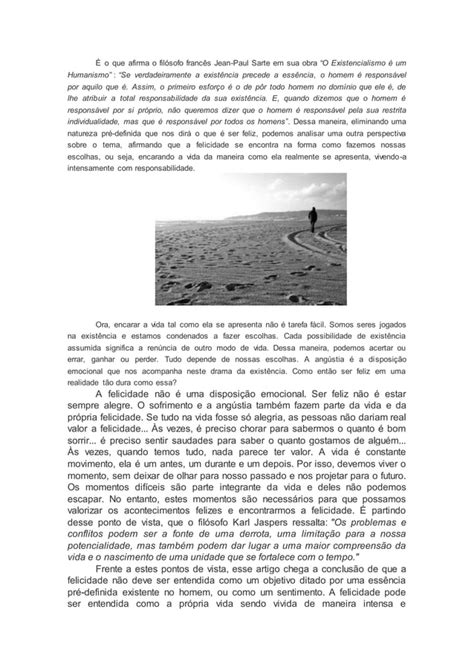 A FELICIDADE E AS ESCOLHAS .